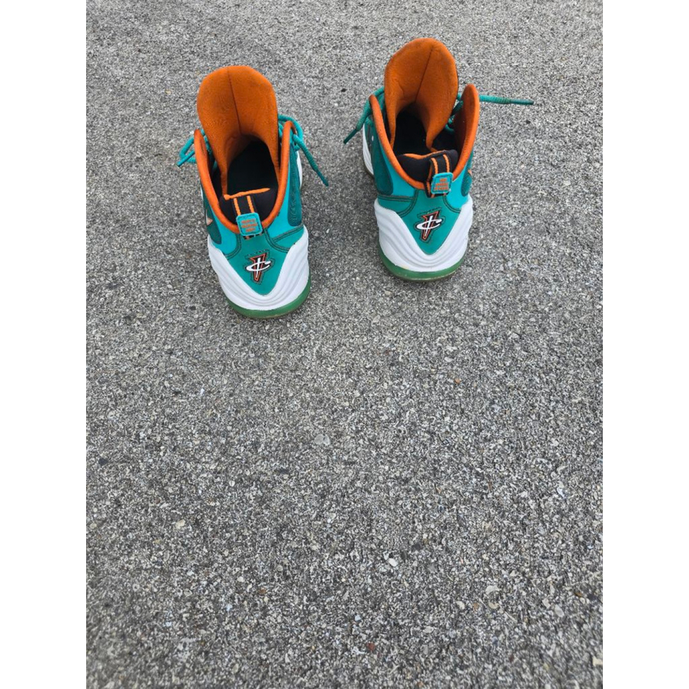 2012 Air Penny 5 'Miami Dolphins' size 9.5 shoes - Picture 3 of 7